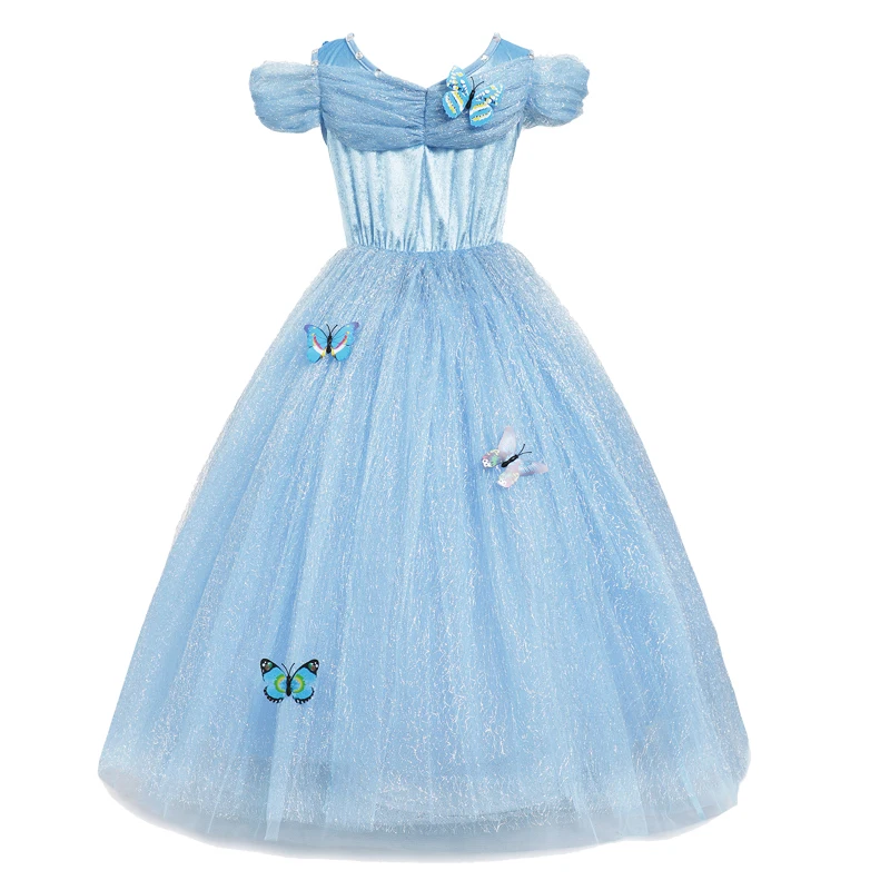 Платье Золушки принцессы для девочек подарок на день рождения платье фантазия