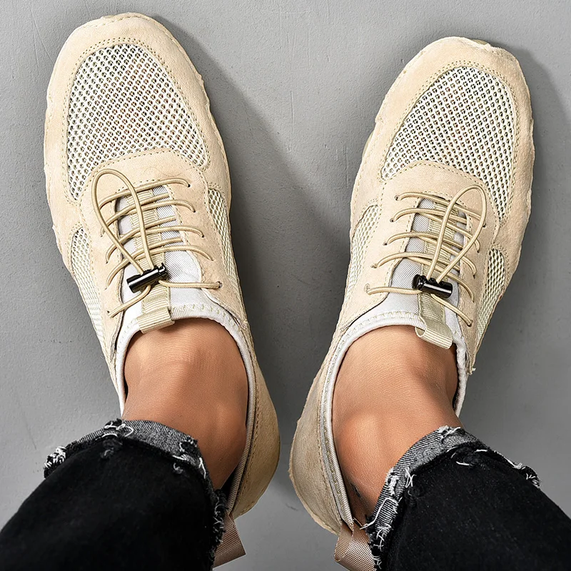 

Summer mesh shoes men Breathable fashion Men Shoes Lightweight Men Flats Casual Male Shoes outdoor Brand Designer Men Loafers