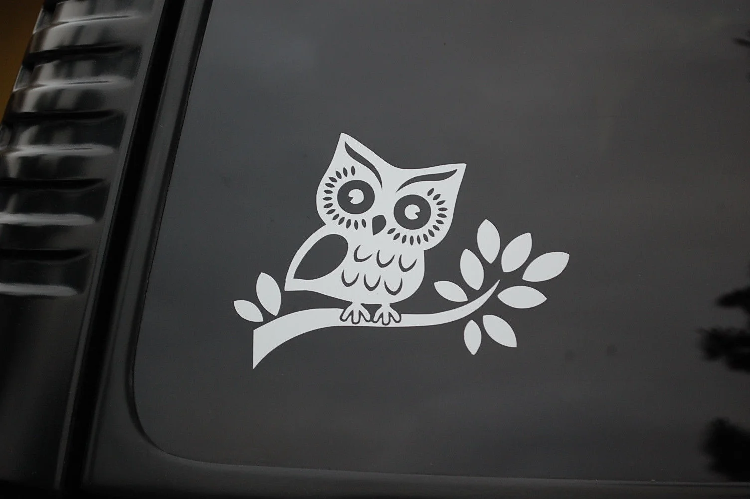 Для Сова на ветке виниловая наклейка Декаль для автомобиля грузовика JDM