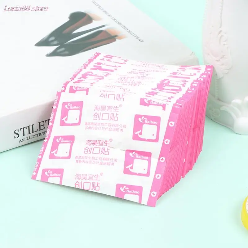 

100PCS/Pack Waterproof Cute Cartoon Band Aid Hemostasis Adhesive Bandages First Aid Emergency Kit For Kids Children