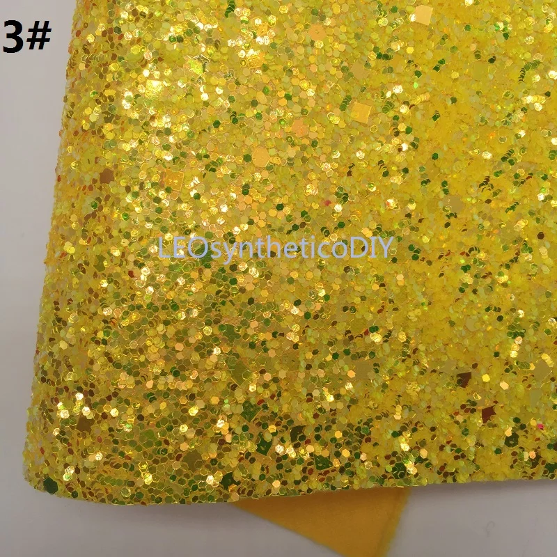90X134CM Неон Флуо Коренастый Блеск кожа для изготовления бантов аксессуары
