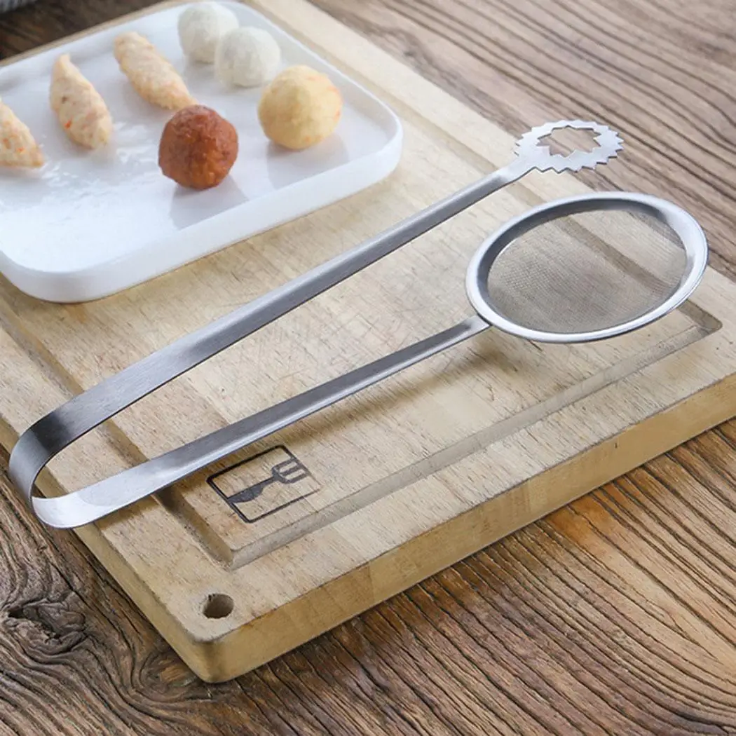 Товары для дома новый инструмент кухни ложка фильтр из нержавеющей стали клип