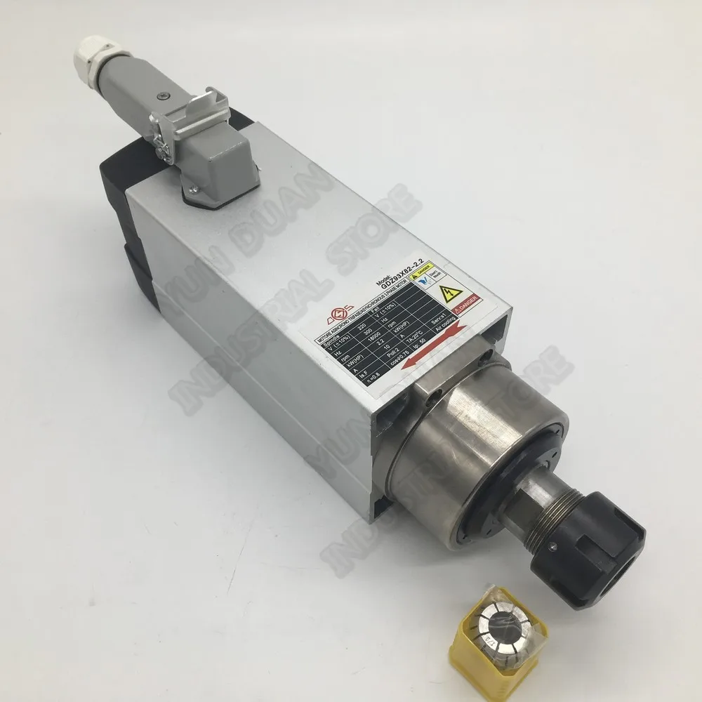 Высокоточный электродвигатель шпинделя с воздушным охлаждением Chang Sheng 18000 кВт ER25