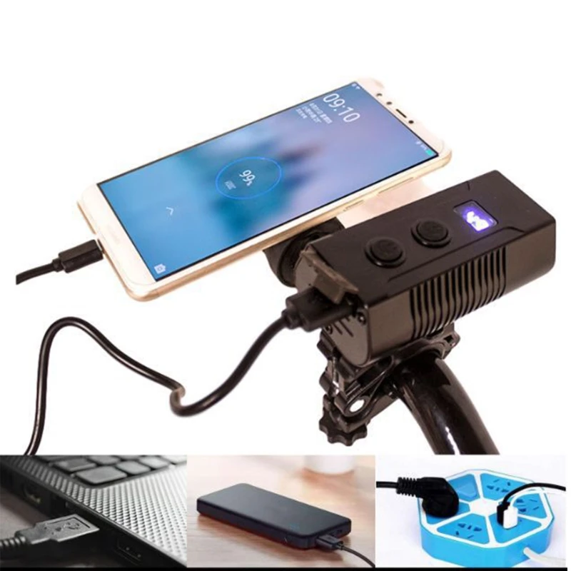 

Super Bright Bike Light 2T6 Night Riding Waterproof Bicycle Headlight Device