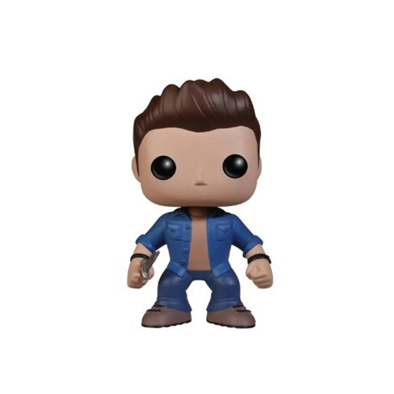 Funko Pop сериал «Сверхъестественное» Дин Винчестер Castiel Экшн фигурки игрушки 10 см - Цвет: No Box