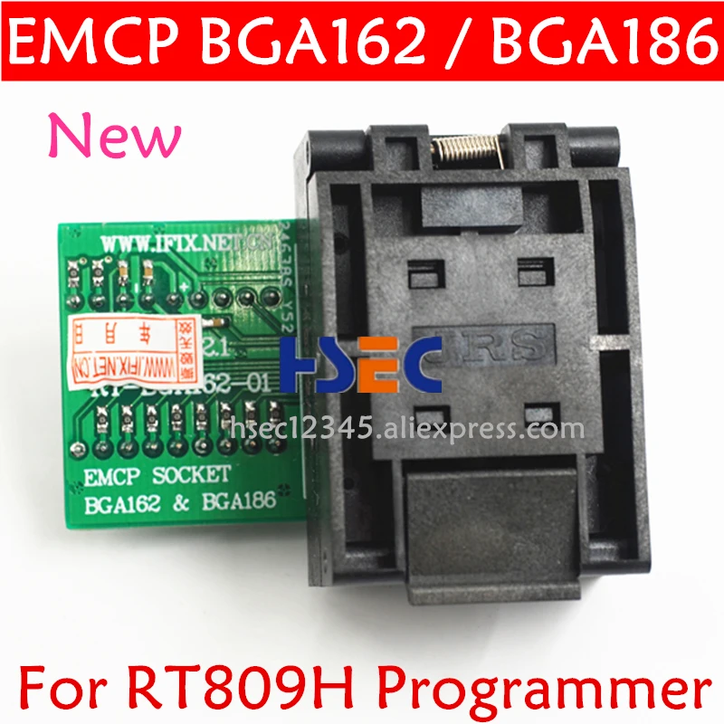 Оригинальный адаптер для флэш-памяти bga162 bga168 EMCP162 EMCP186 переходная розетка