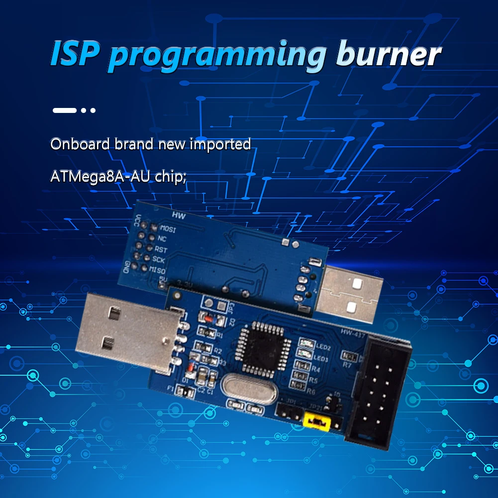 Φ 51 MCU загрузка строки ATMEGA8A-AU поддержка Win 8 1/8/7 Программирование | Компьютеры и