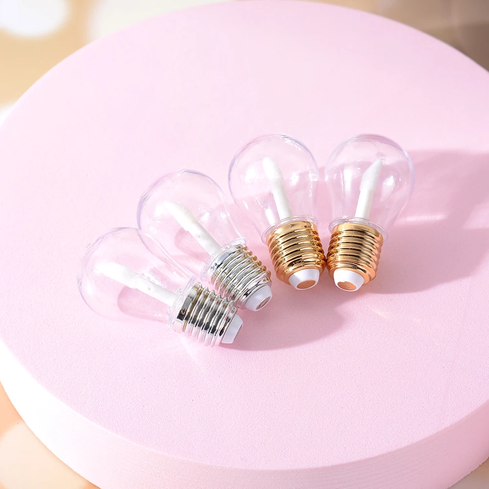 5 шт. милый светильник форма лампы для губ бутылки блеска глазурь трубка пустой