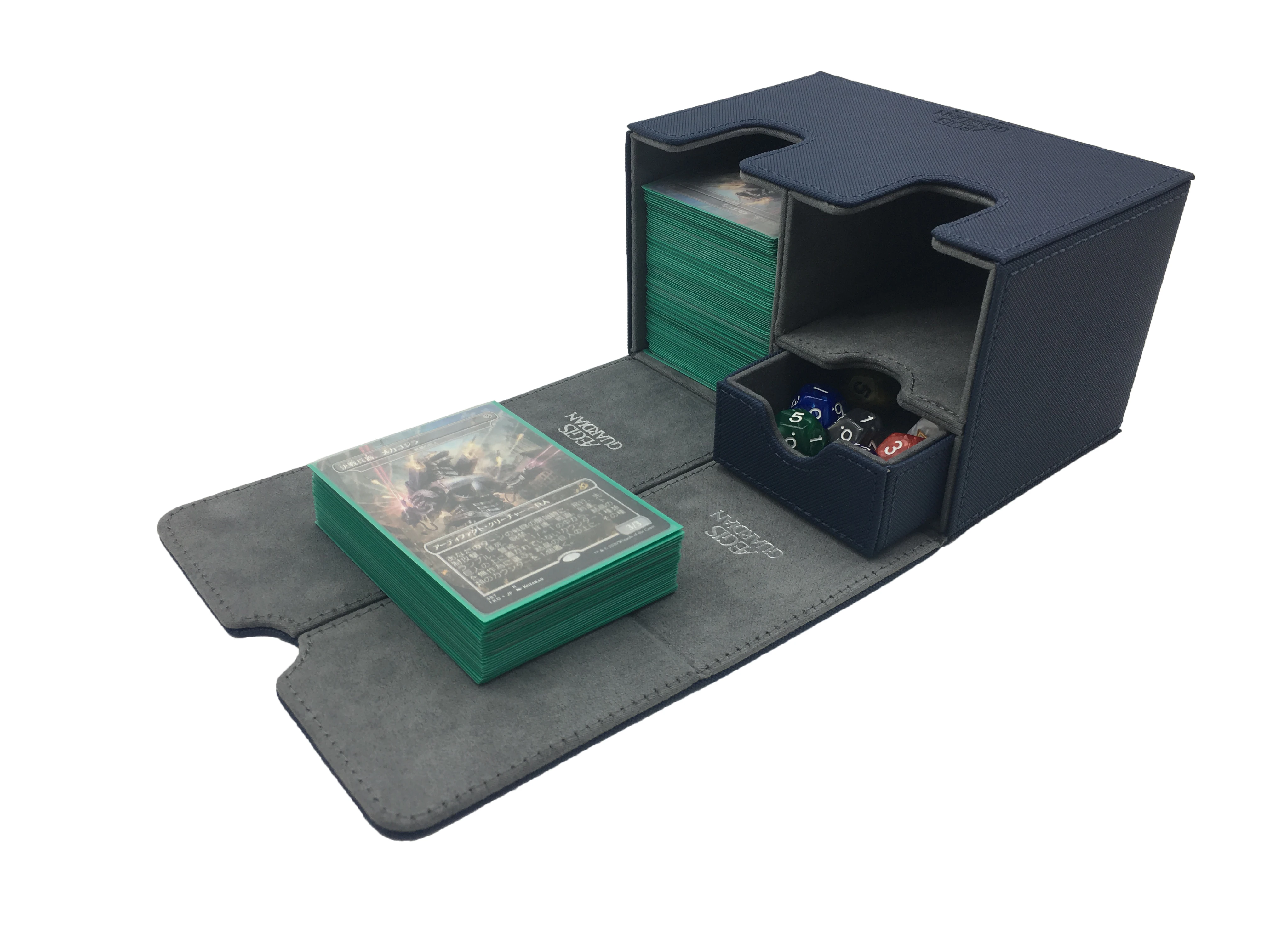 Студия AEGIS GUARDIAN TCG чехол для Magic/YuGiOh Deck Box держатель карт: 160 + Blue