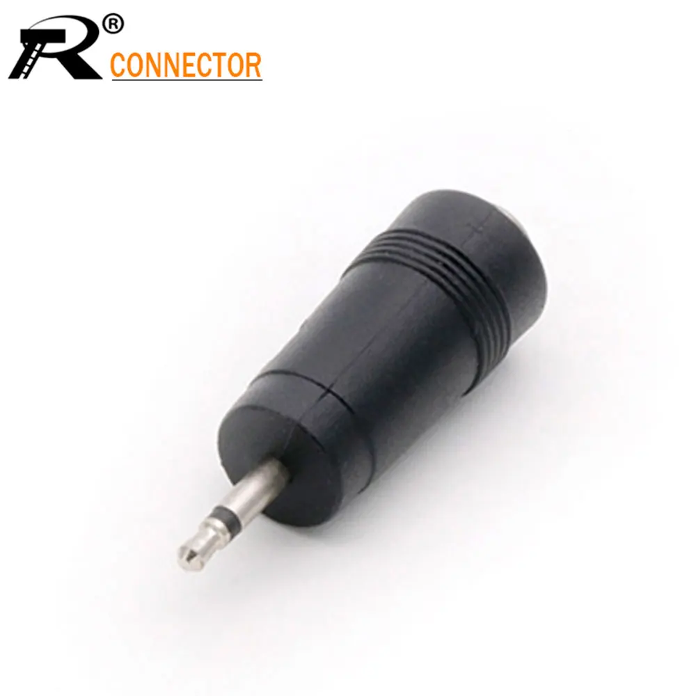 10pcs MONO 2.5mm Male Plug to DC Power Connector 5.5x2.1mm Female Jack Socket Adapter High quality Plastic Converter | Обустройство