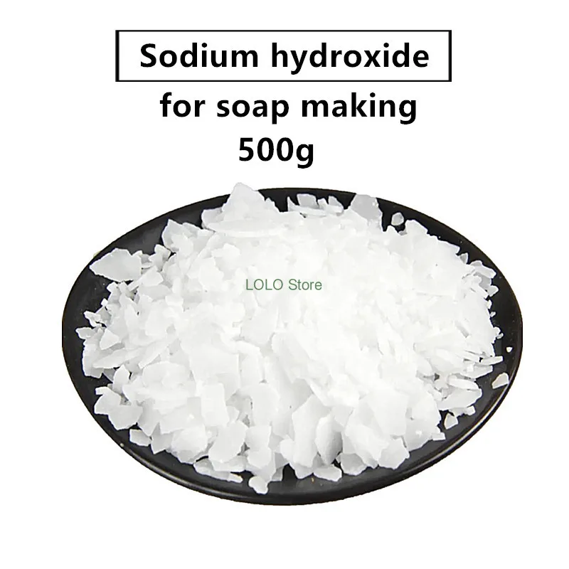 

Sodium hydroxide naoh 500g-1000g for soap making