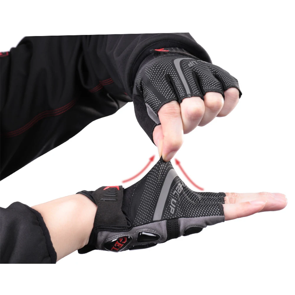 Полупальцевые велосипедные перчатки гелевые гонки спортивные горные дышащие MTB
