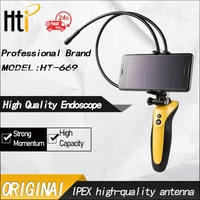 hti original endoscope wireless wifi borescope portable inspection camera hd semi rigid camera for android iphone samsung tablet