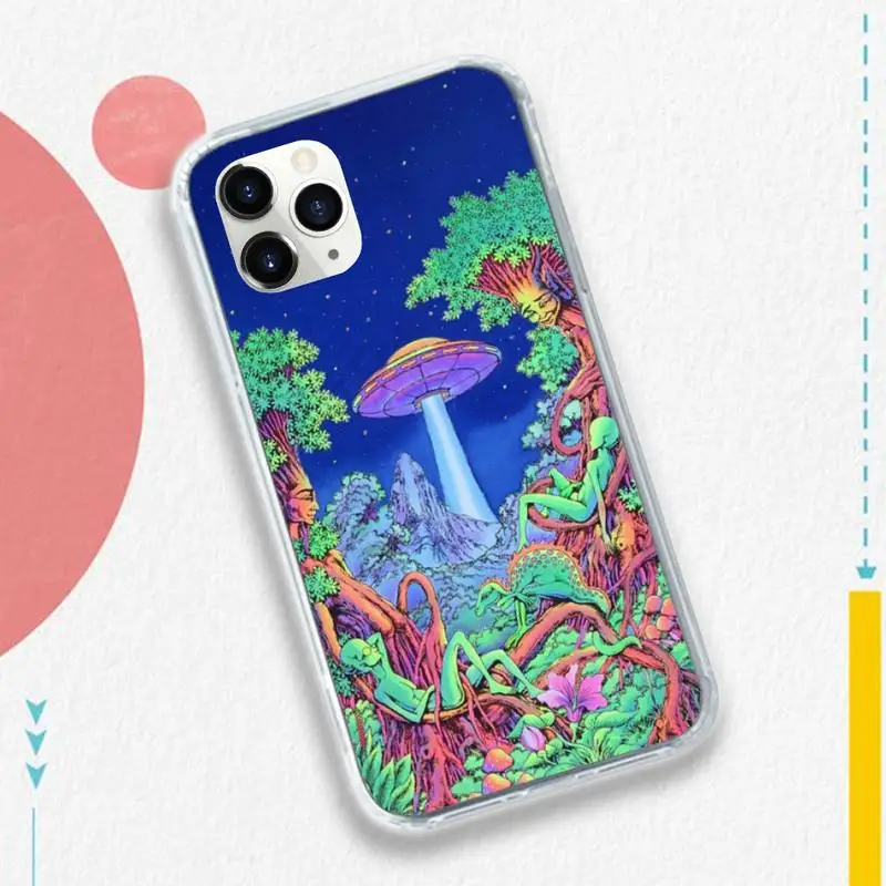 

alien case for airpods cover coque Phone Case for iPhone 11 12 pro XS MAX 8 7 6 6S Plus X 5S SE 2020 XR