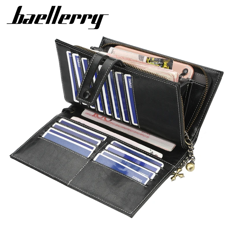 

Genuine Leather Women Wallet Purse Female Luxury Leather Business Women's Handbag Women Clutch Wallet and Female Coin Purse