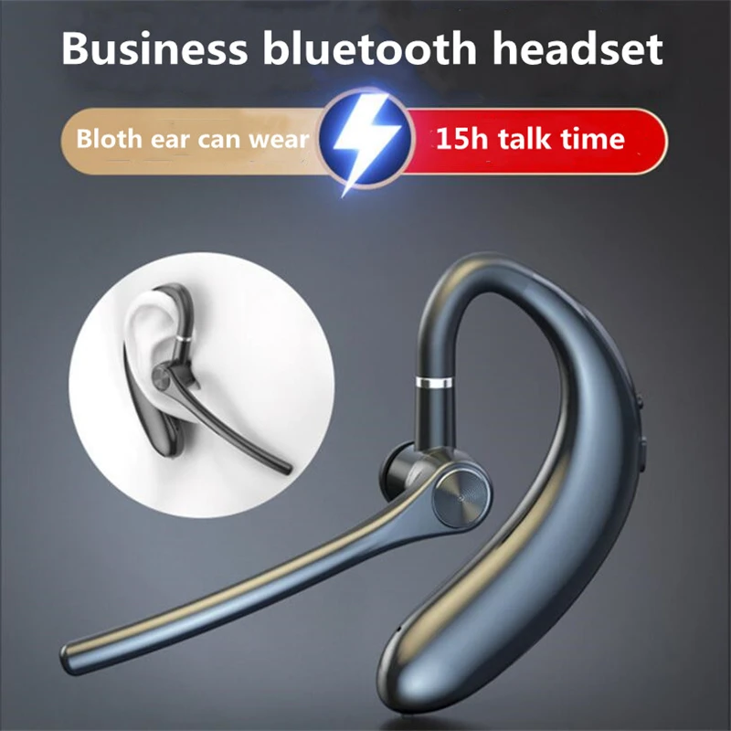 

New Business Bluetooth Headset Wireless Headphones Sport Earphones With Microphone For Samsung Huawei iphone Xiaomi Redmi OPPO