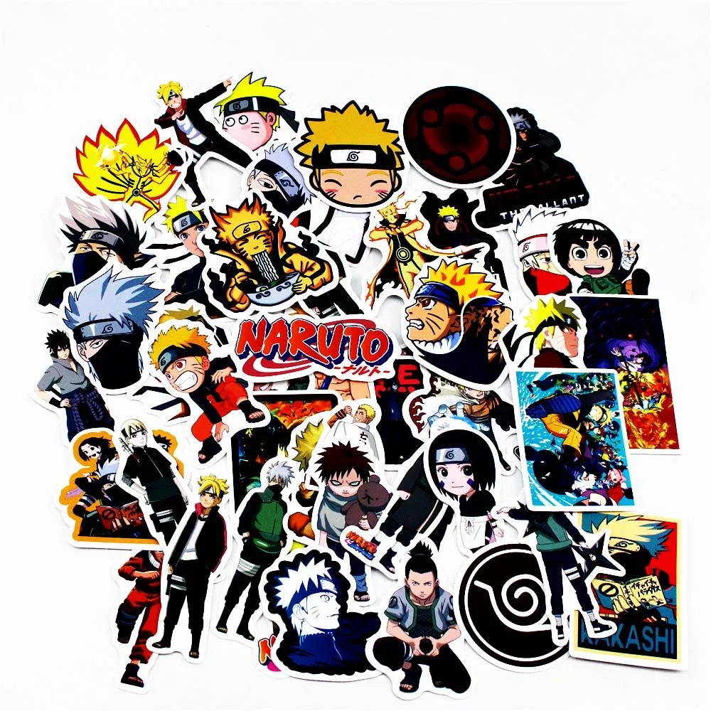 

50 шт. Японские Аниме наклейки граффити для ноутбука гитары мотоцикла скейтборда багажа водонепроницаемые наклейки для детей игрушки подар...