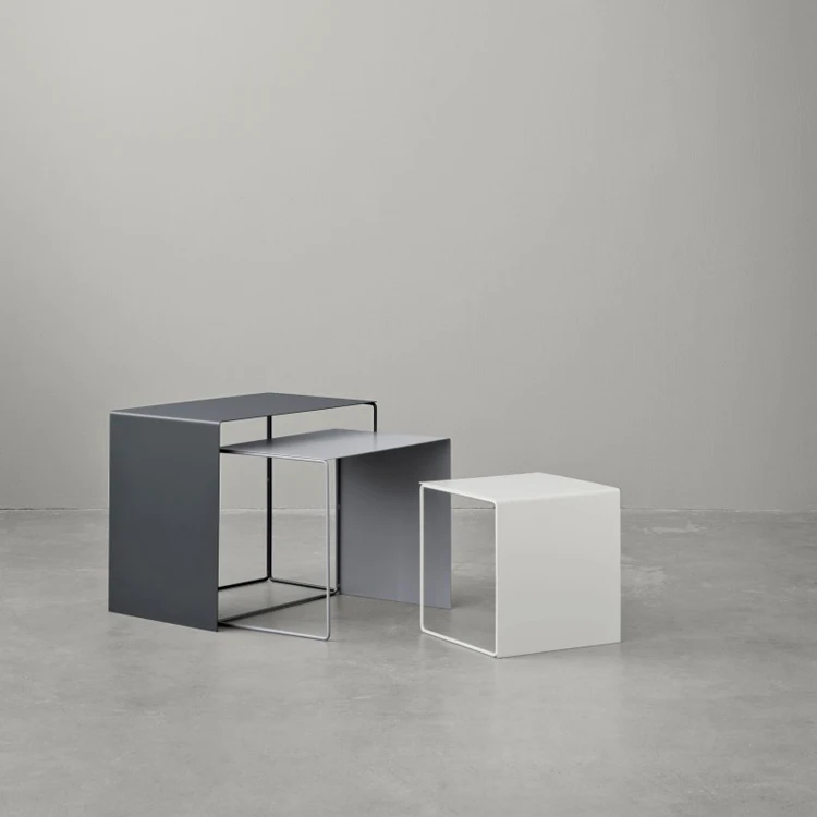 Простой чайный столик современный скандинавский Железный край уголок