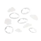 5 шт., пластиковые украшения для выпечки, в виде облака