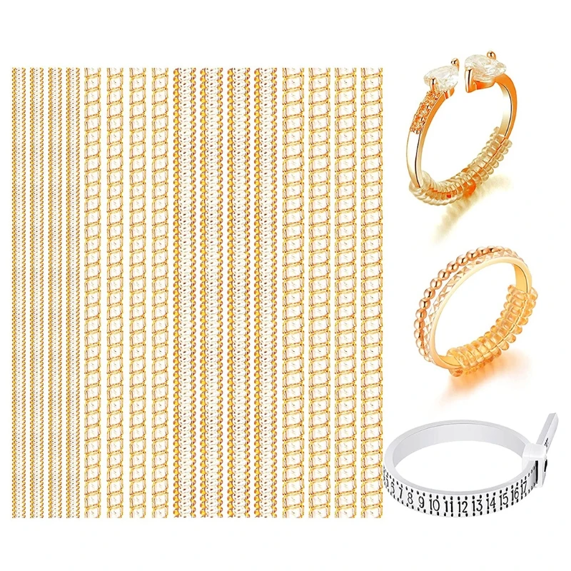 

Ring Size Adjuster Ring Guard Tightener Clear Ring Size Adjuster Resizer Reducer