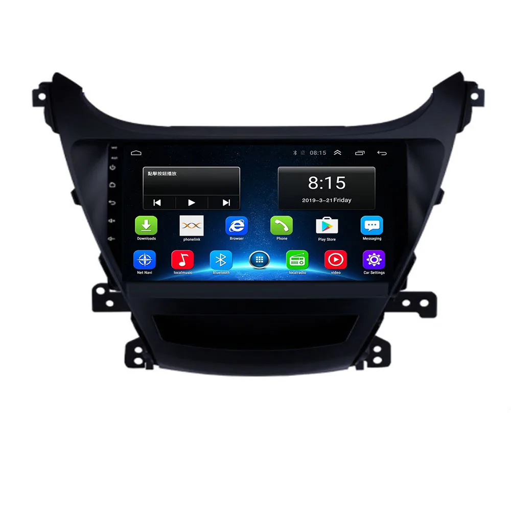 2020 9 &quot2din Android 10 0 Автомобиль Радио Стерео GPS для 2014-2016 Hyundai Elantra HD сенсорный экран Wifi
