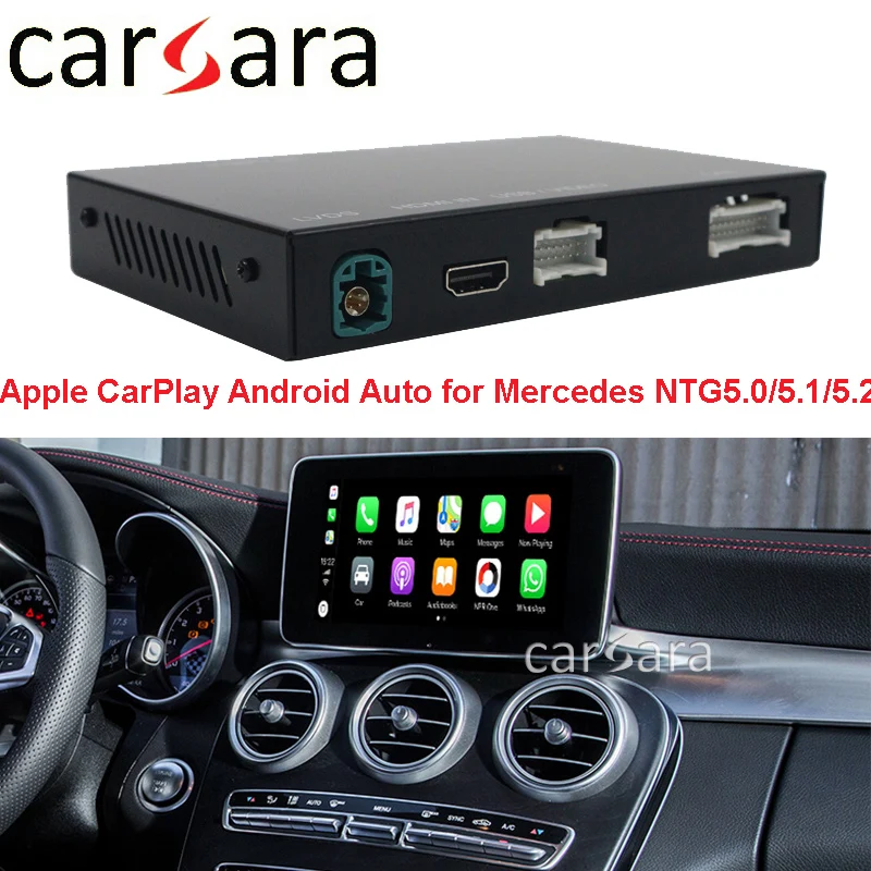 Merce des беспроводной CarPlay модуль консоль черный ящик Decorder для CLA GLA B C E GLE GLK SLK G класс