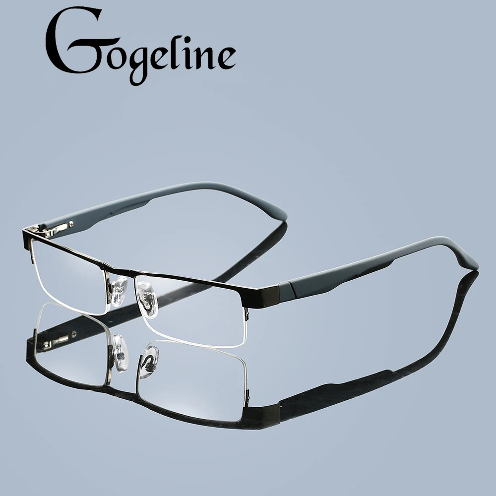 Очки для чтения мужчин и женщин пресбиопические из сплава с диоптриями при