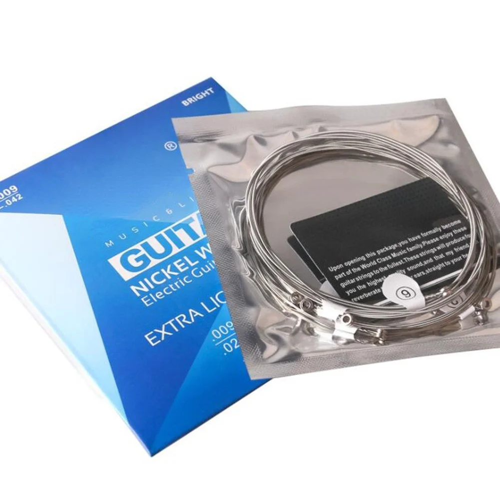

Guitar Strings Hexangon Light Nickel Strings Wound Alloy Electric fender bass guitar bigsby humbucker fender bass guitar