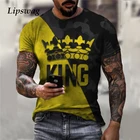 Винтажная футболка с буквенным принтом в стиле пэчворк, повседневная, с круглым вырезом, Мужская модная свободная футболка, мужские летние топы с коротким рукавом, уличная одежда, 2021