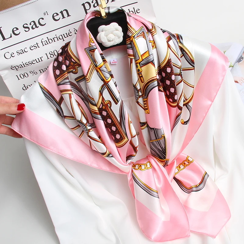 Для женщин 100% чистый Шелковый шарф квадратный бренд 2021 шелк из Ханчжоу бандана