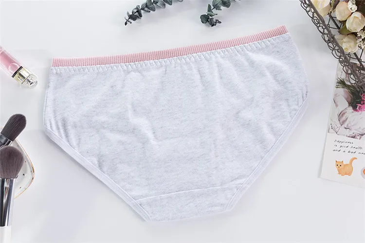Children Cotton Underwear Cute Cartoon Print Panties Young Girls Short Briefs Breathable Underpants Teenage Girls Soft Panties