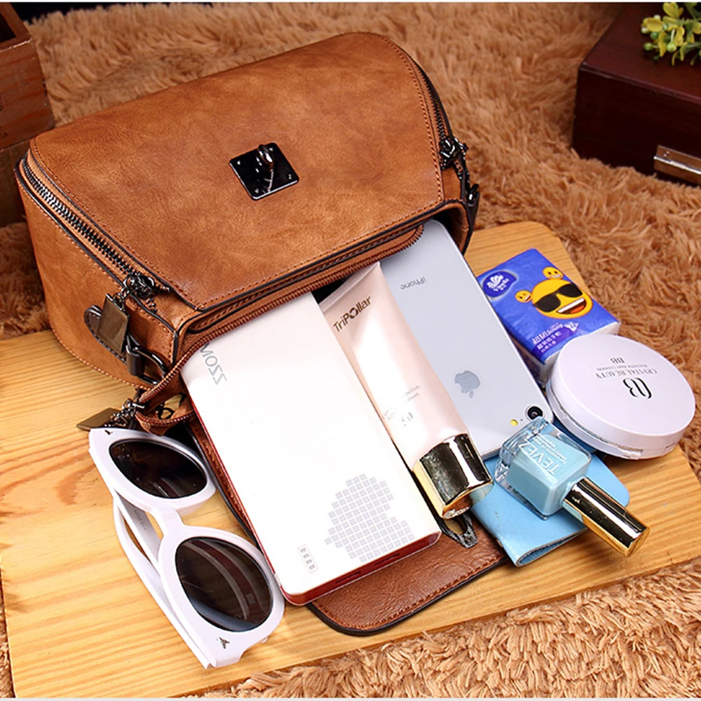 

Retro Luxury Small Bag New Genuine Leather Shoulder Messenger Bag Genuine Leather Fashion Crossbody Shoulder Bags For Women 2021