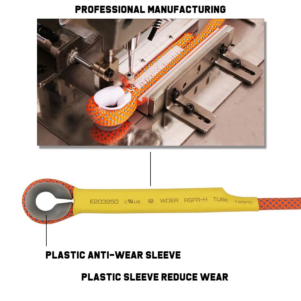 Веревка для скалолазания FlYWOLF диаметром 8 мм аксессуары активного отдыха походов