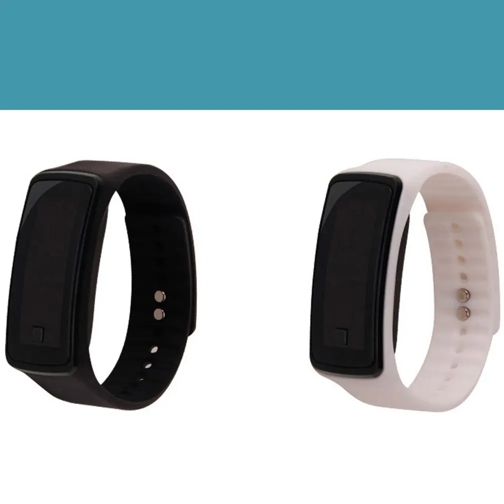Fashion Silicone Gel Children LED Digital Wrist Watch Lightweight Sports Bracelet Clock Unisex Men Women Wristband