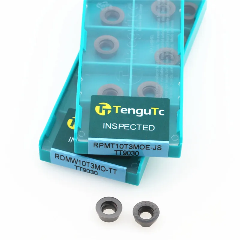 

10PCS RPMT10T3MOE JA TT9030 TT Milling Cutter Lathe Tools Stainless Steel
