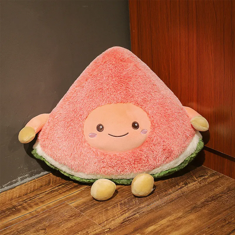 Забавные фрукты милые плюшевые игрушки в виде вишни ананаса арбуза мягкая