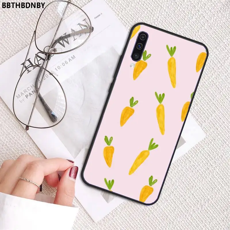 

Lovely carrot Phone Case For Samsung A20 A30 30s A40 A7 2018 J2 J7 prime J4 Plus S5 Note 9 10 Plus