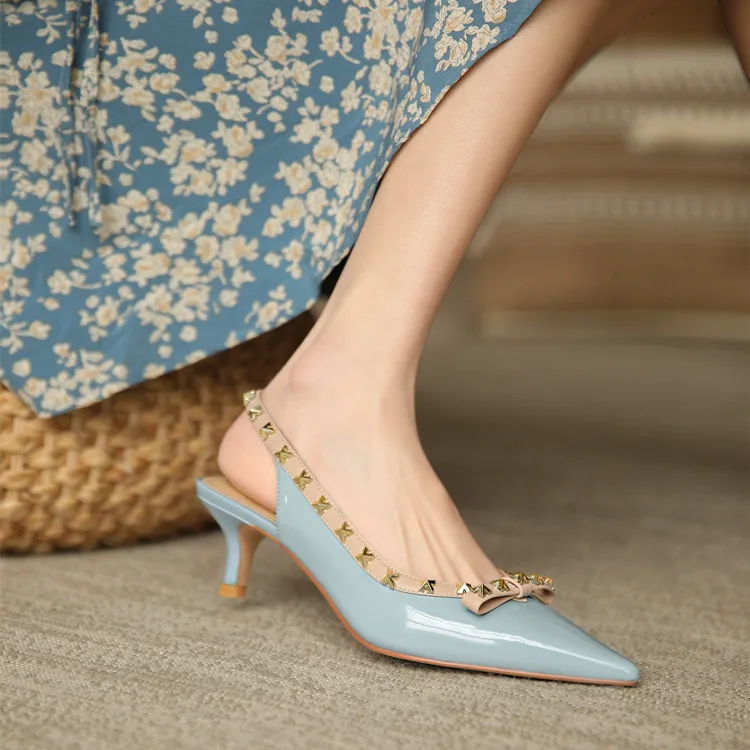 Новинка 2019 года Туфли лодочки женская обувь открытые туфли на высоком каблуке с