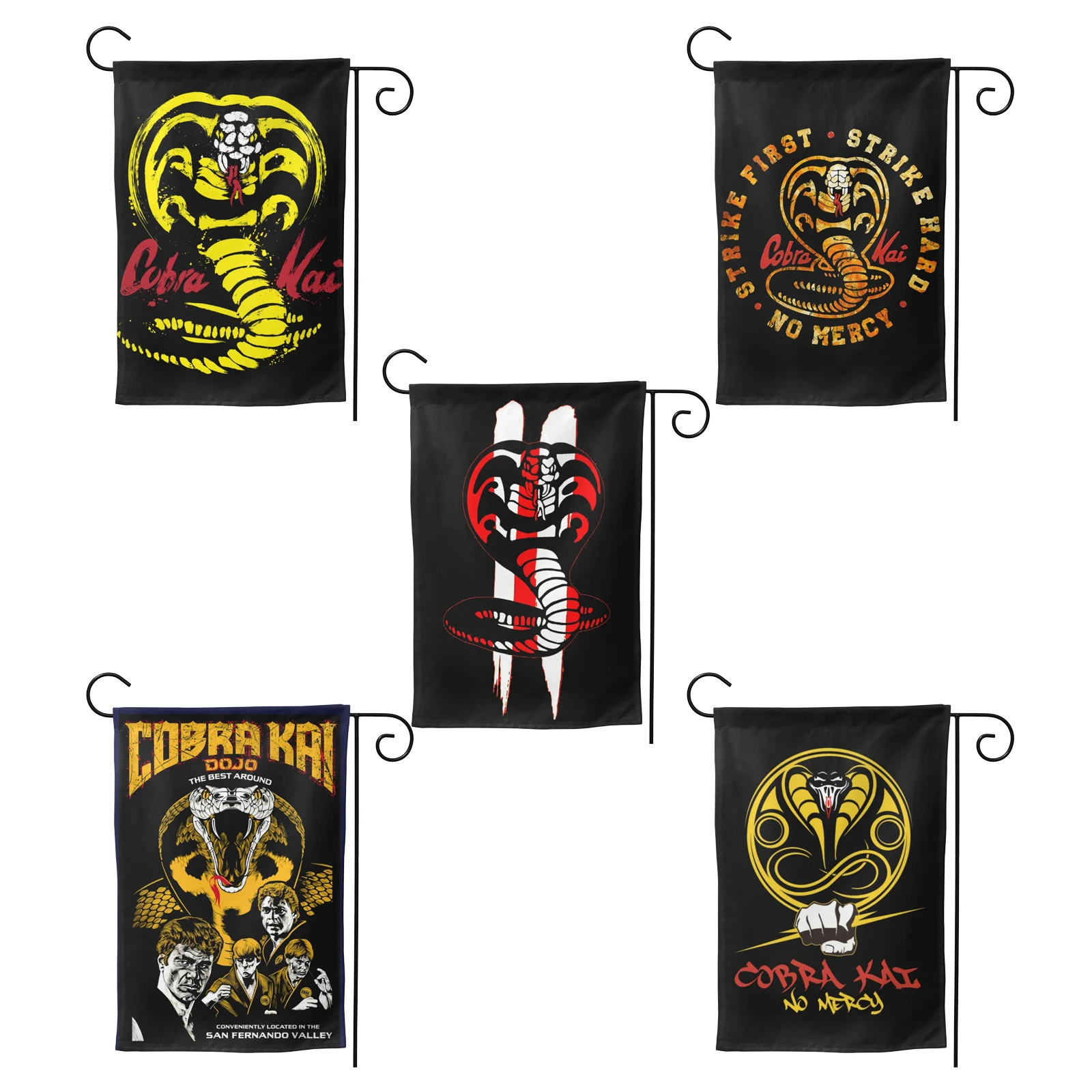 

Cobra Kai Garden Flag Double-sided Printing Decorative Yard Banner Holiday Flag Party Outdoor Home signs