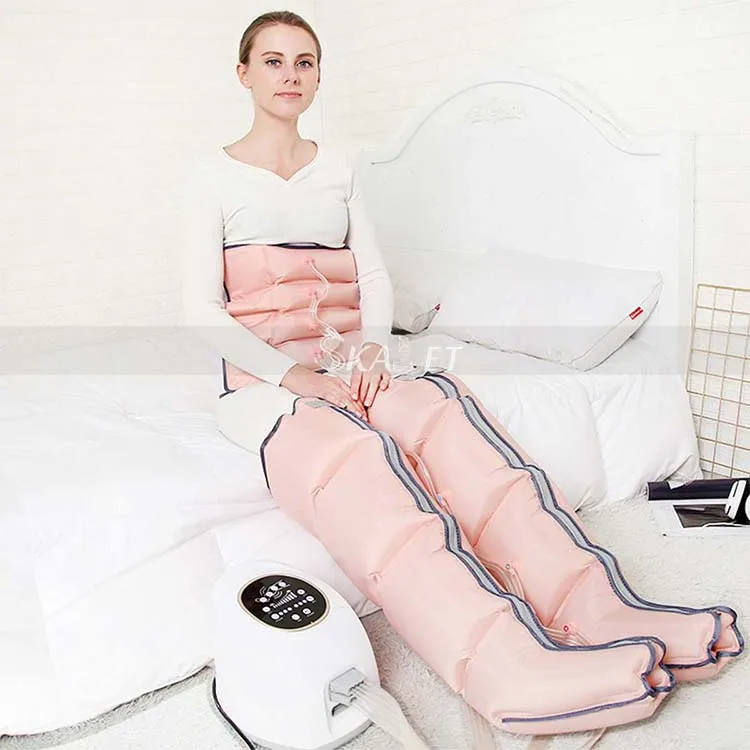 

Массажер компрессионный для ног, портативный аппарат для снятия симптомов боли, с воздушным давлением
