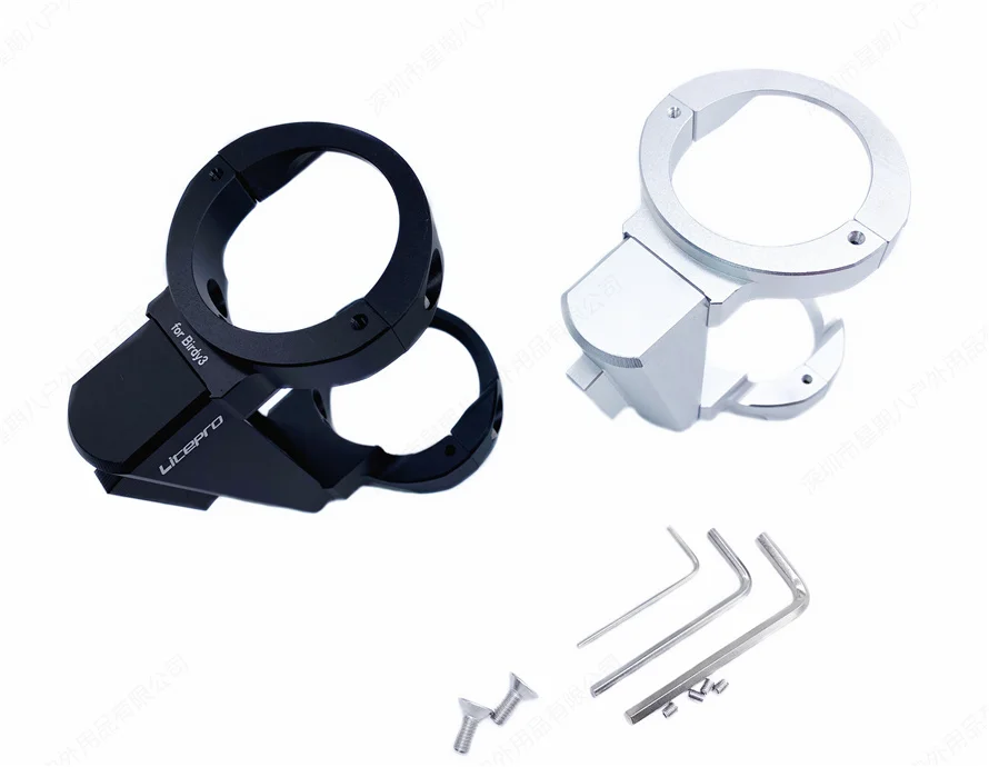 litepro for birdy 2 3 series folding bike front bags panniers block adapter aluminum alloy cnc carrier mount free global shipping