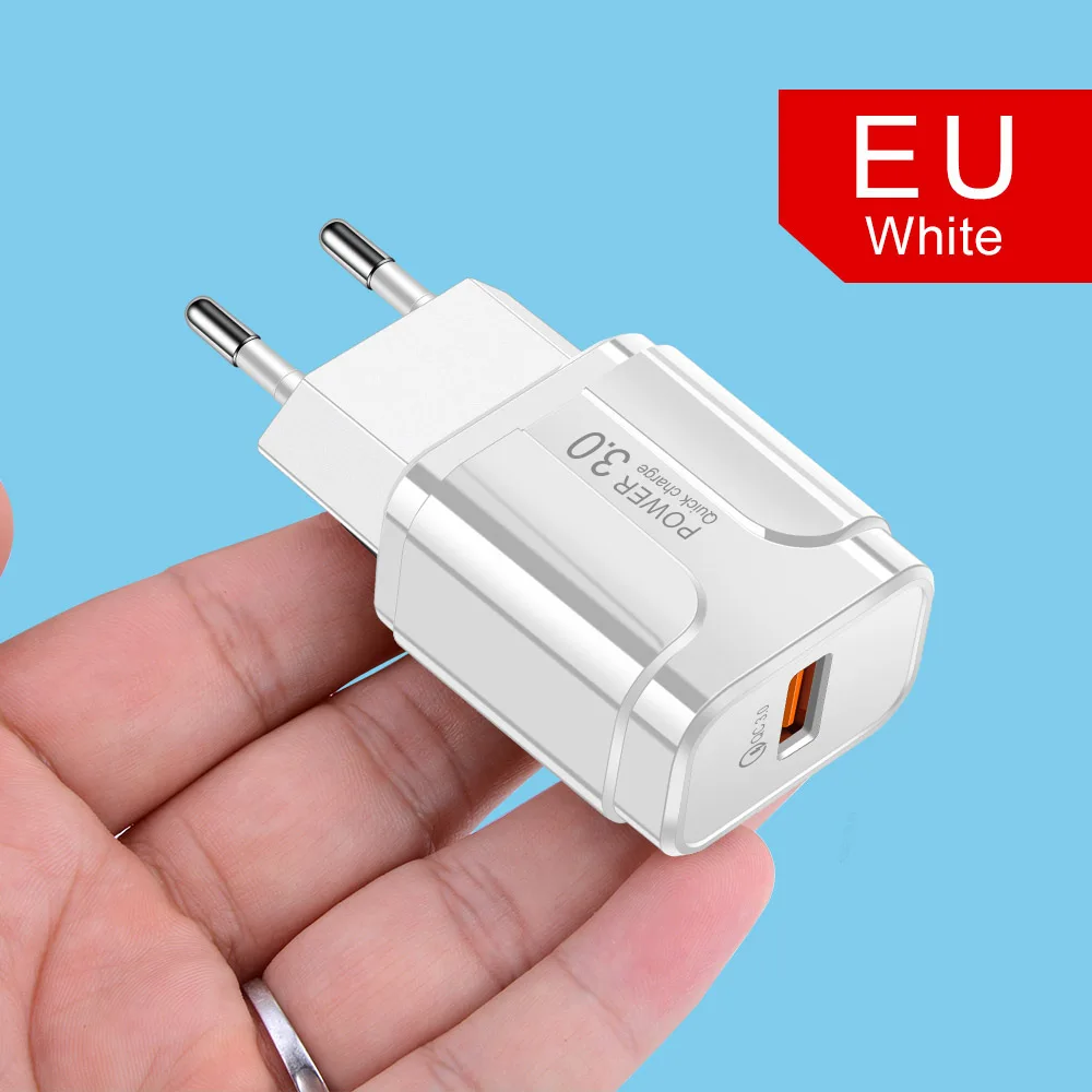 Rexxar USB зарядное устройство Быстрая зарядка 3,0 настенный адаптер для iphone 6 7 XR samsung S10 мобильный телефон портативное зарядное устройство QC 3,0