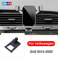 for volkswagen vw golf 7 mk7 2014 2020 car mobile phone holder cellphone gps air vent outlet bracket snap type navigation stand