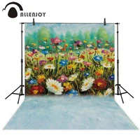 allenjoy spring photography background oil painting watercolor garden flower easter photophone backdrop studio photo shoot props
