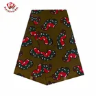 Bintarealwax, Новая африканская хлопковая ткань 2021, платья Анкары, нигерийская модная ткань для батика, 6 ярдовпартия, материал 24fs1104