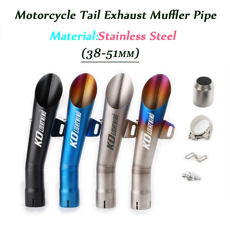 

Мотоциклетный глушитель вентилятора наконечник трубки ремонт за 38-51 мм глушитель выхлопной трубы съемным глушителем отражатель трубки Нер...