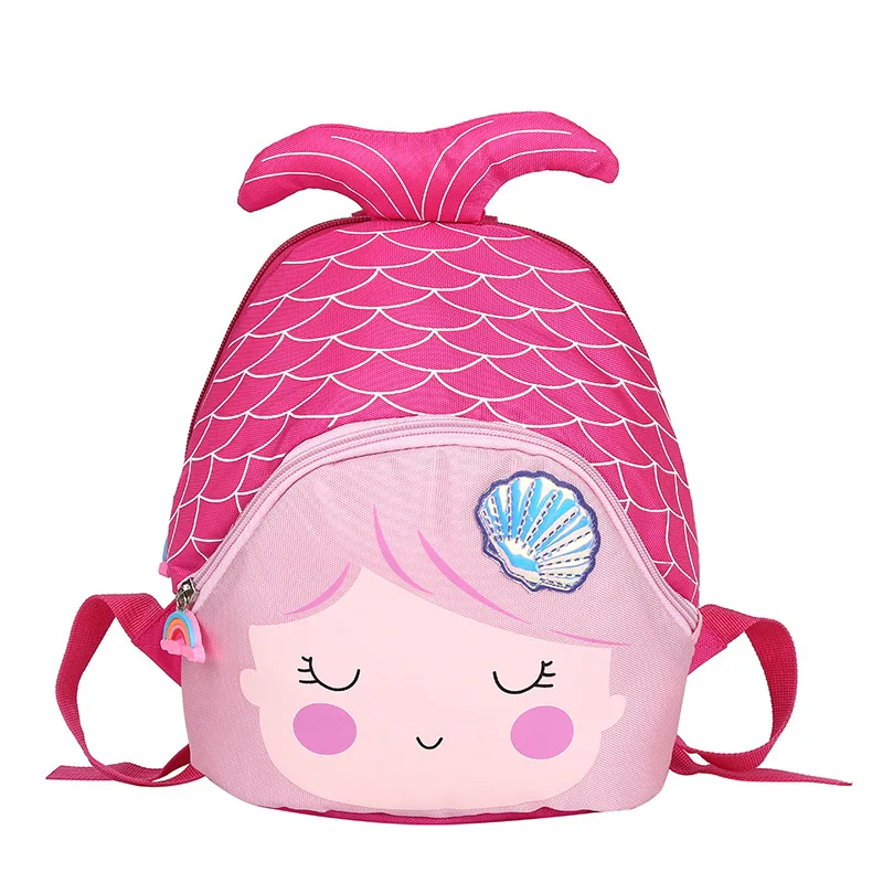 Модные 3D школьные сумки с русалочкой для девочек милый детский школьный рюкзак