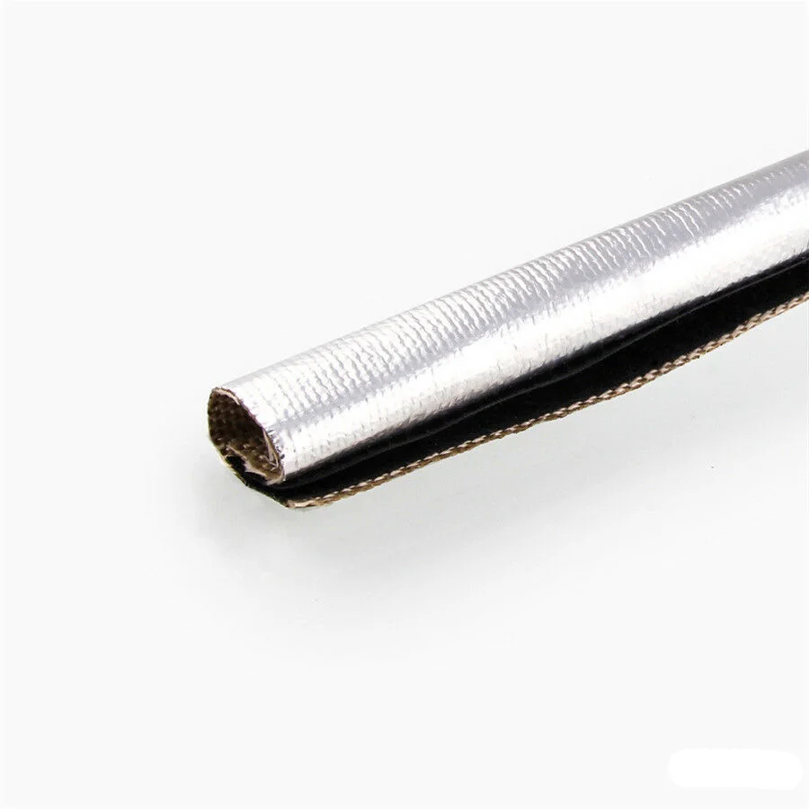 

Accessories Heat Shield Sleeve Tube Cover Metallic Wire Hose Parts New