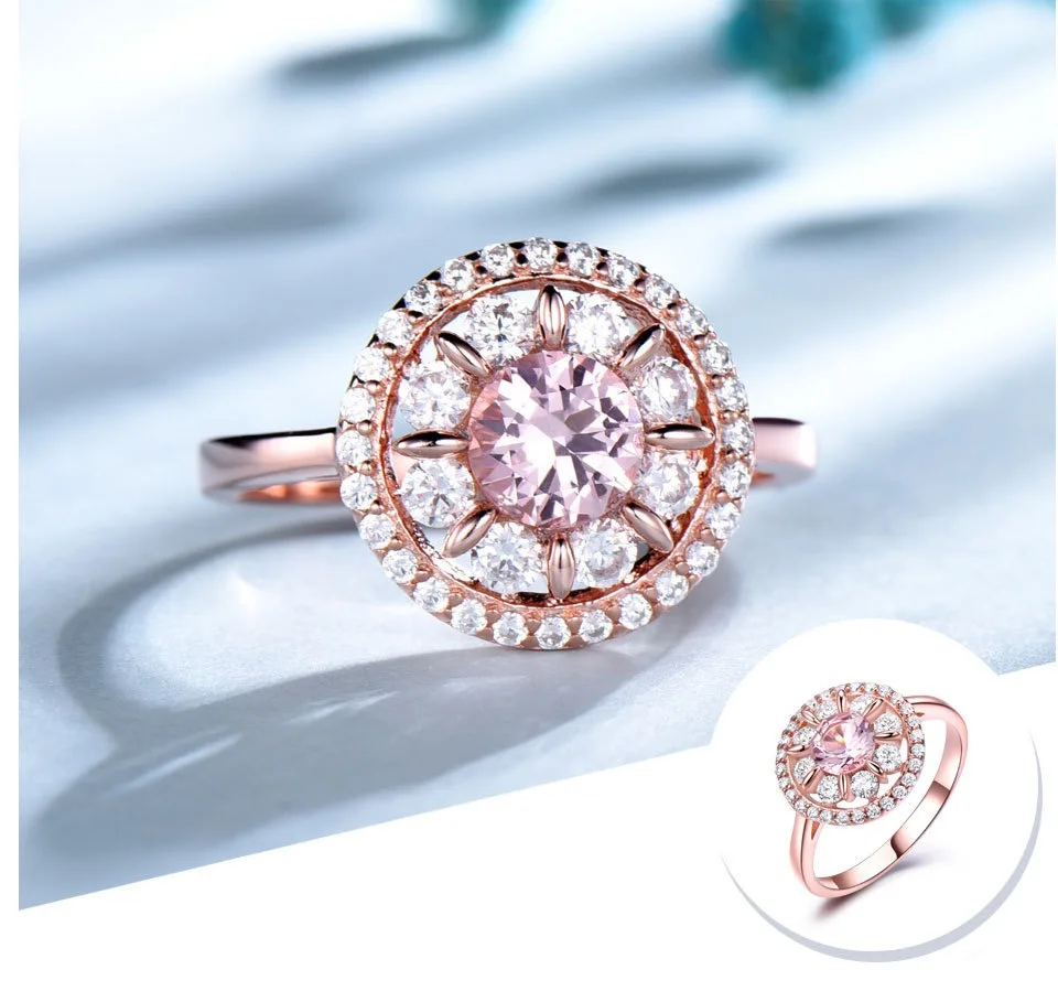 

S925 pure silver women's ring custom wholesale nano Amethyst popular ring