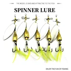 Приманка Спиннербейт, металлическая, 10 см, 13 г, 1 шт.